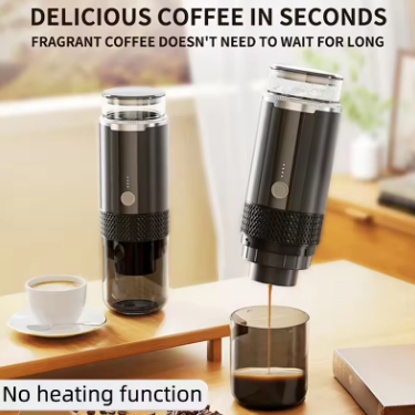 Travel Coffee Maker – 2-in-1 Capsule & Ground Coffee Machine