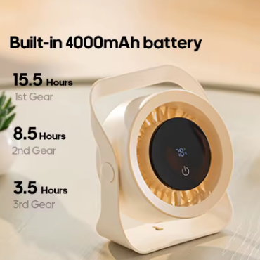 touch screen portable fan