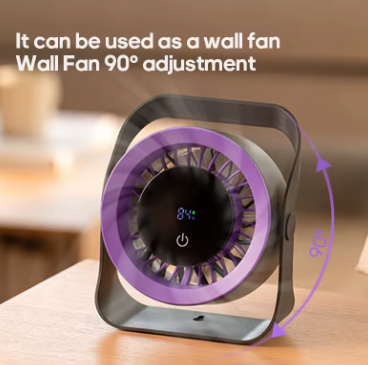 touch screen portable fan